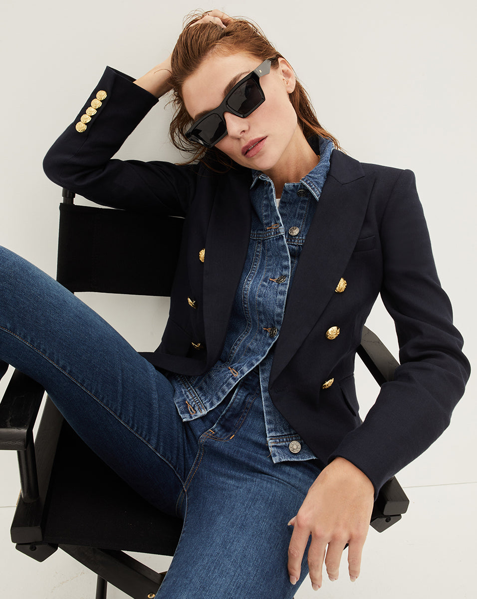 Stretch-Linen Dickey Jacket for Summer | Miller Linen USA Made