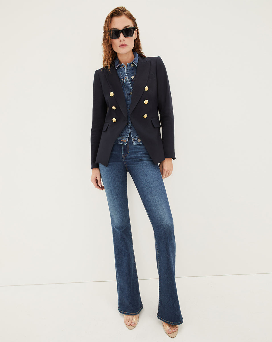 Stretch-Linen Dickey Jacket for Summer | Miller Linen USA Made