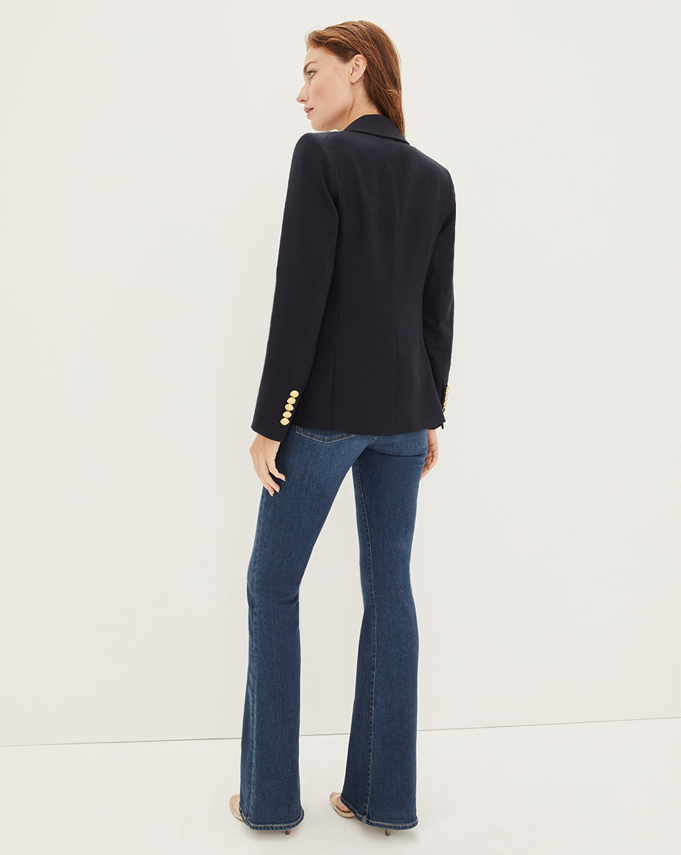 Stretch-Linen Dickey Jacket for Summer | Miller Linen USA Made