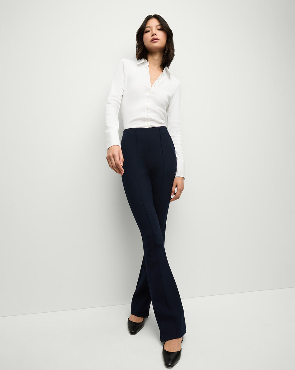 High-Waisted Flared Pants for Women | Orion Stretch Blend