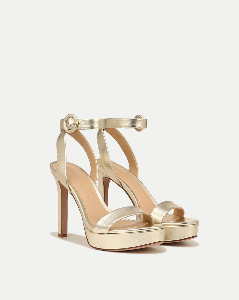 Platform-Heel Sandals with Ankle Straps for Parties | Darcelle