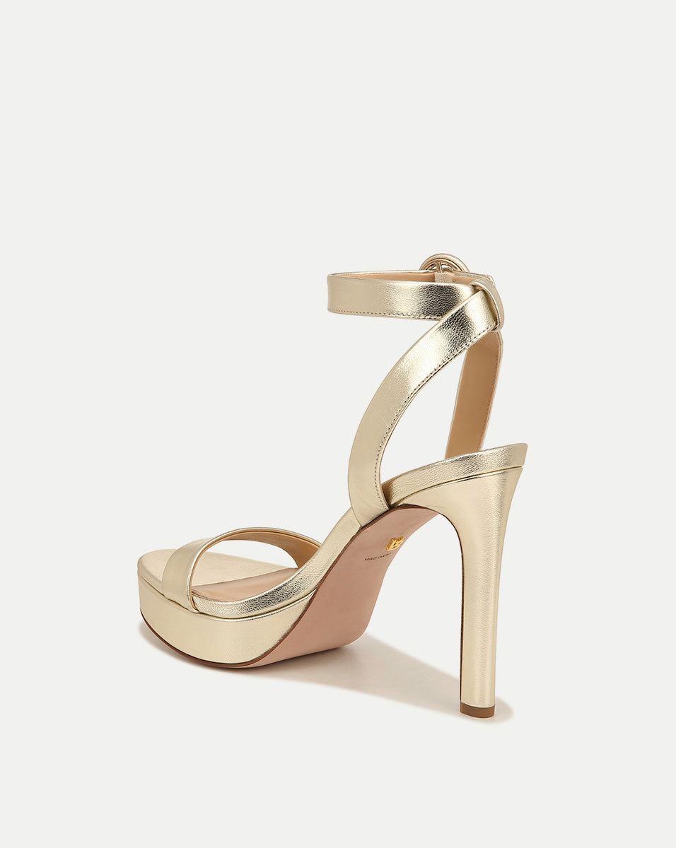 Platform-Heel Sandals with Ankle Straps for Parties | Darcelle