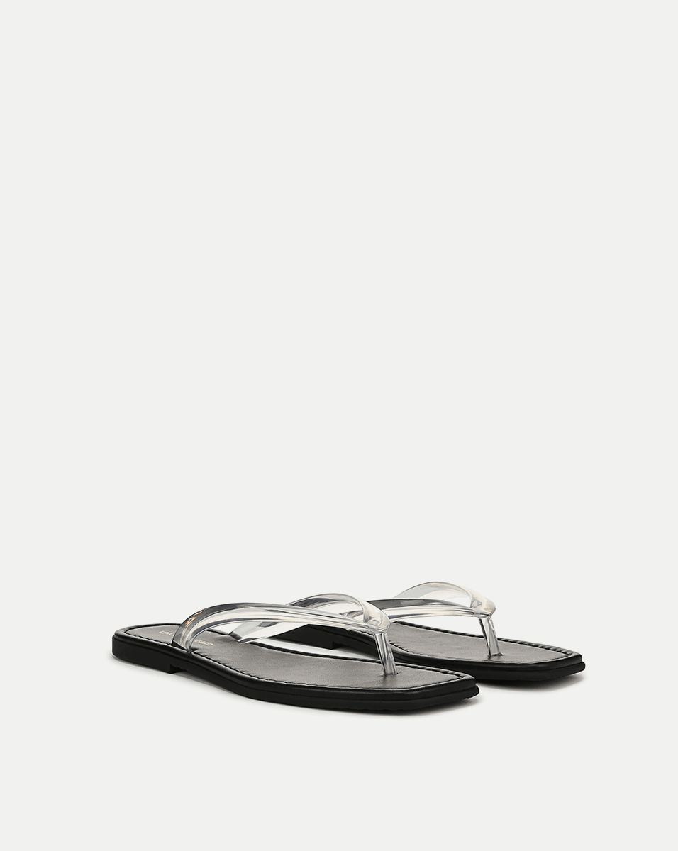 Luxury Leather Jelly Flip-Flops for Women | Clea Sandals