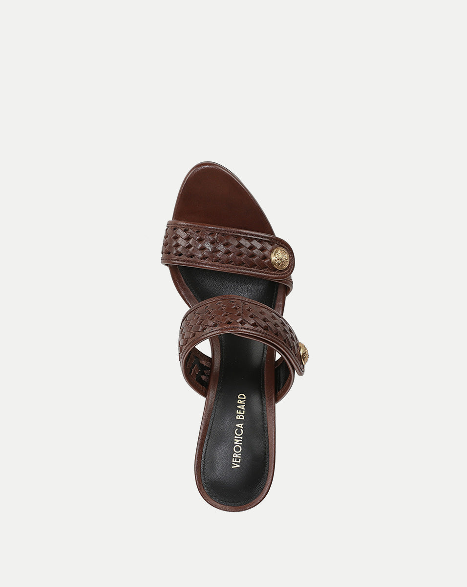 Woven Heeled Sandals for Women | Premium Leather & 3-Inch Heel | Sona