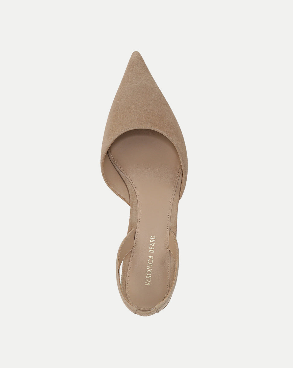 Suede Slingback Pump with 2" Heel for Work & Nights Out | Caroline