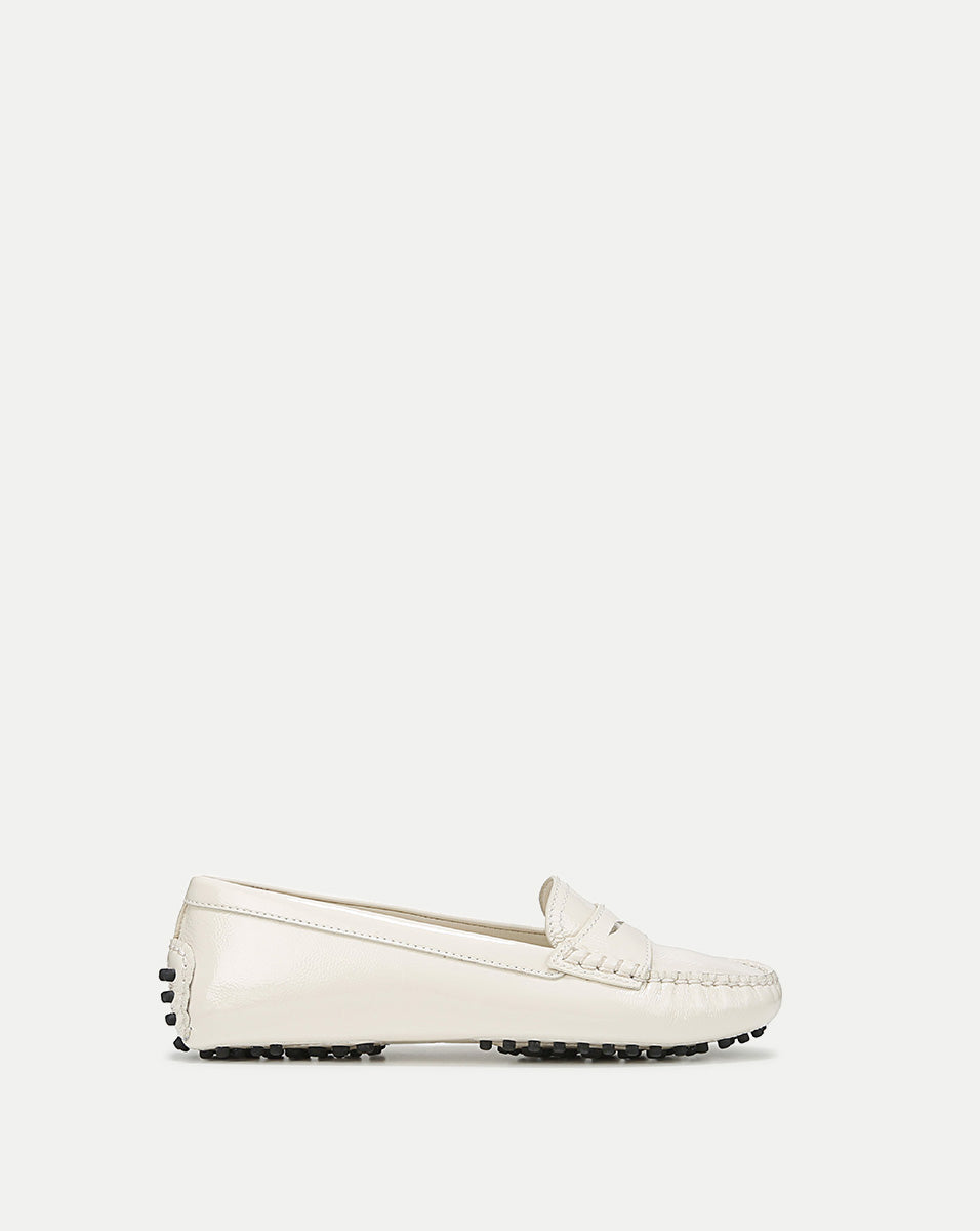 Men's Leather Driving Loafers with Cushioned Footbed | Jia