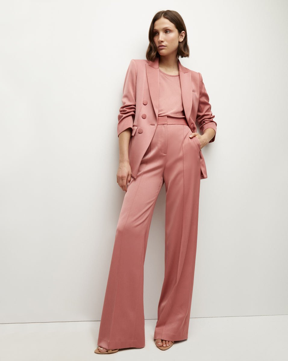 Crepe-Satin Tank Top for Women | Sabrina Lightweight Blouse