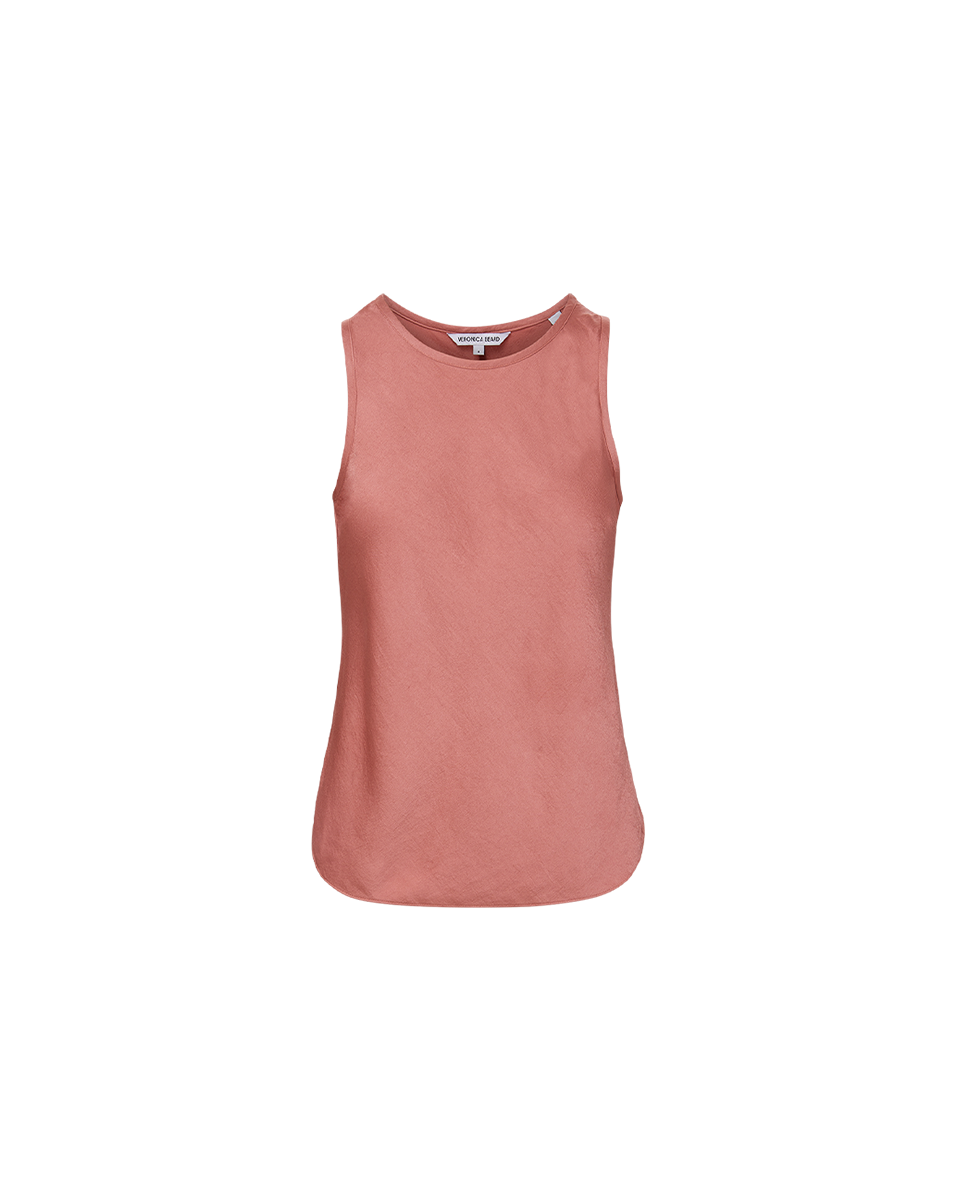 Crepe-Satin Tank Top for Women | Sabrina Lightweight Blouse