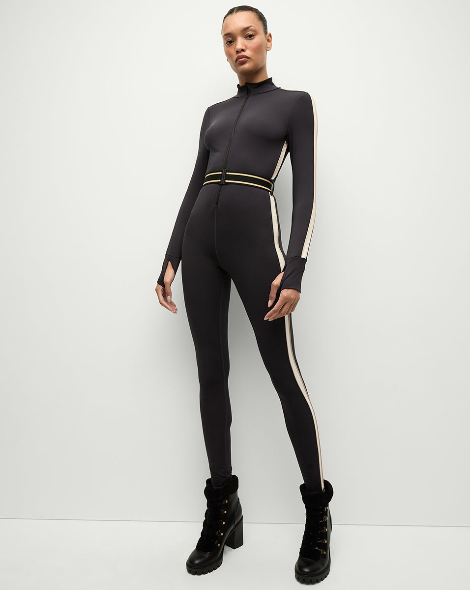 Women's Ski Jumpsuit with Thumb Holes & Removable Belt | Rio Nova