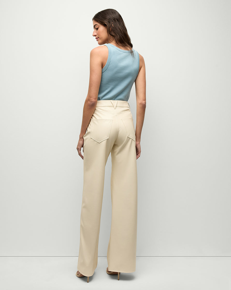 Ribbed Scoopneck Tank Top in Stretch Cotton | Birke