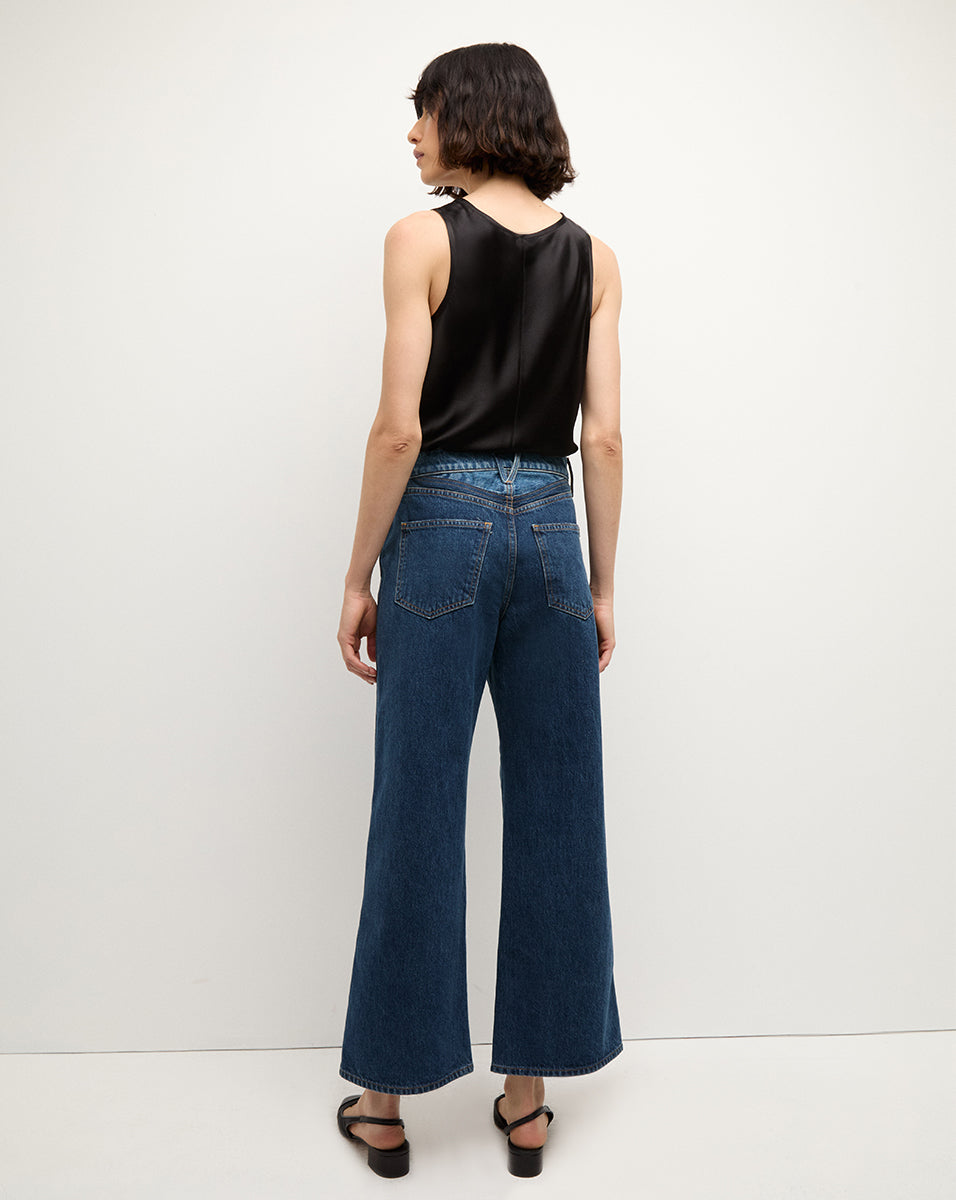 Stretch Silk Tank Top for Women | Sabrina High Neck Blouse