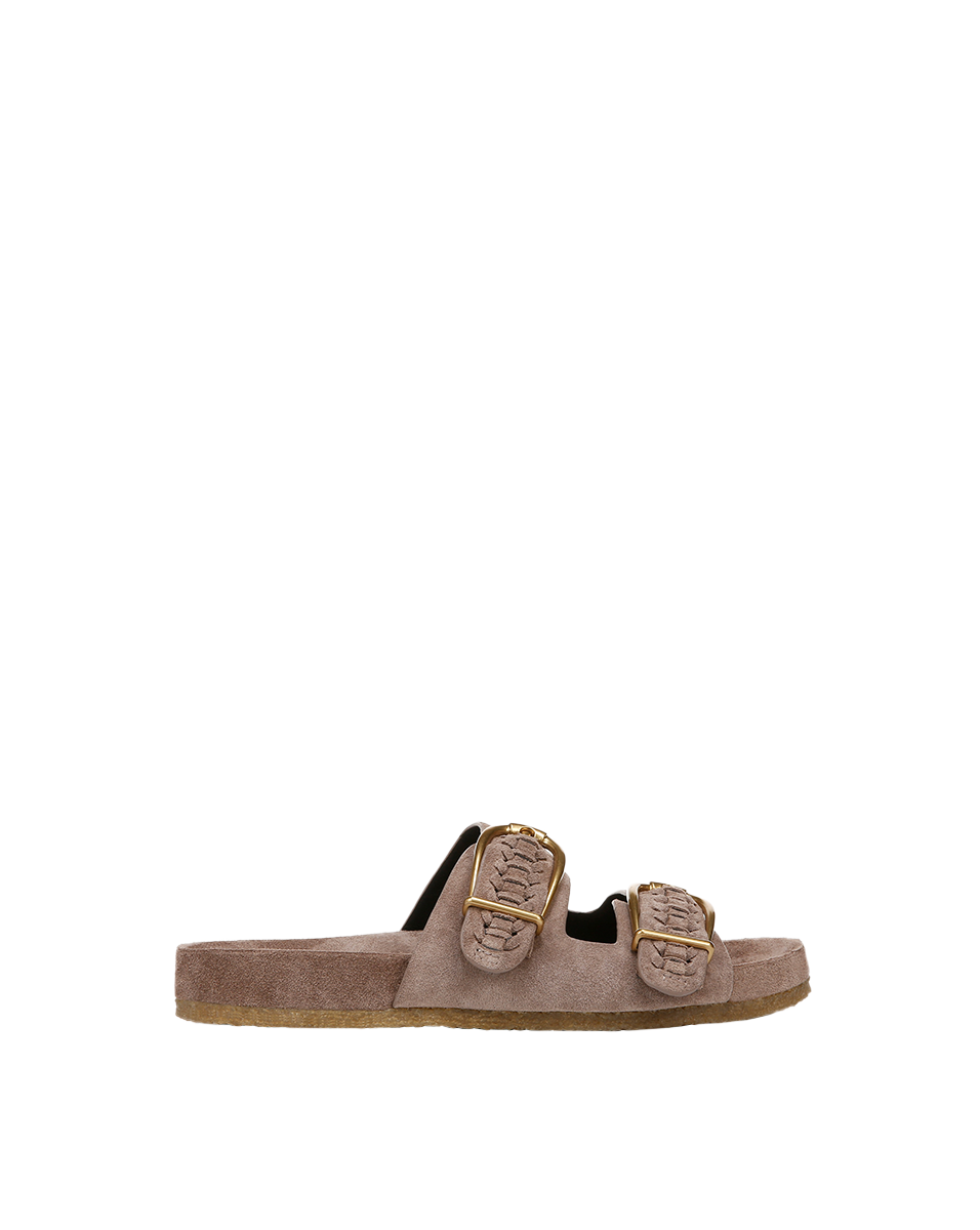 Women's Suede Buckle Sandals for Everyday Comfort | Paige