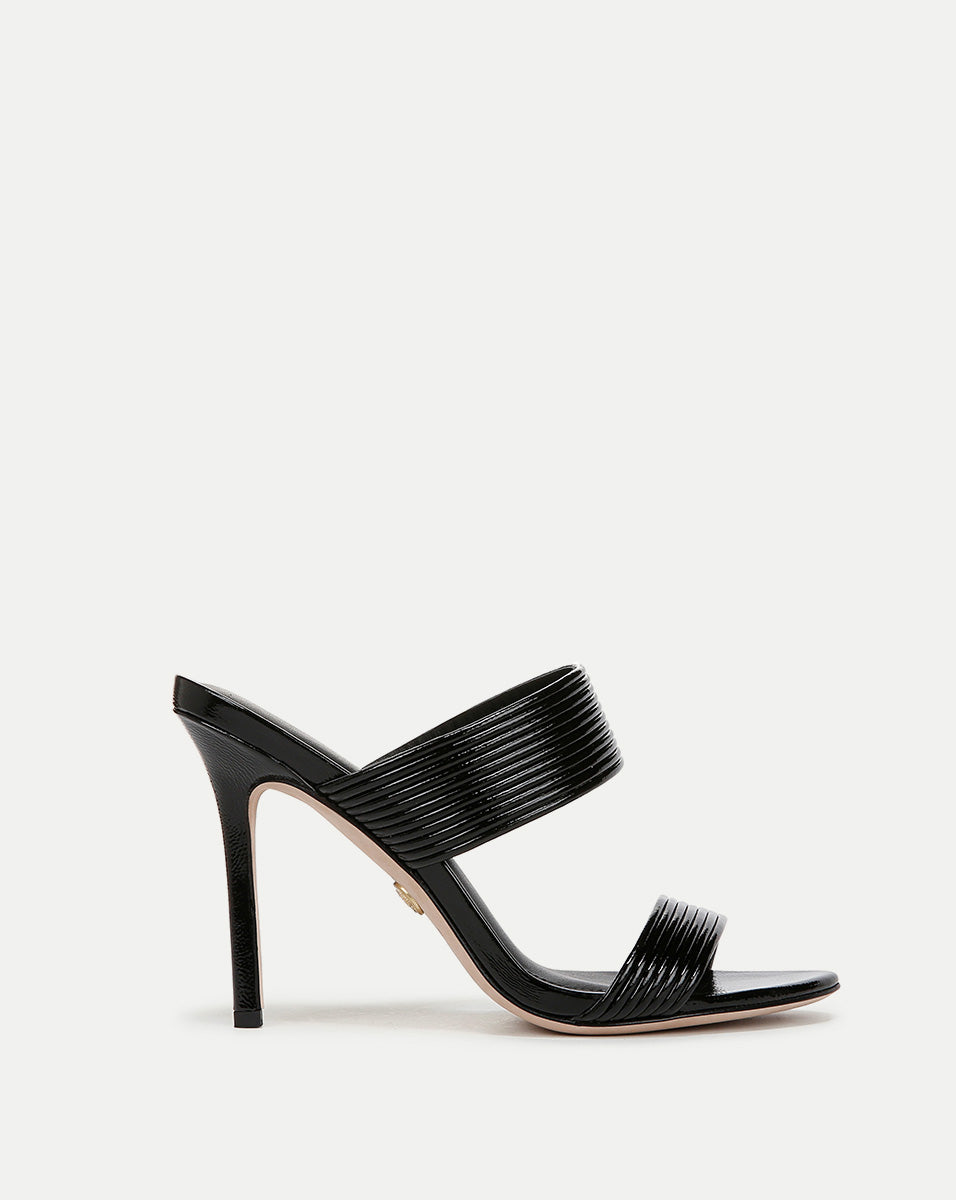 Minimalist Stiletto Sandals with Double-Strap & 4" Heel | Asha