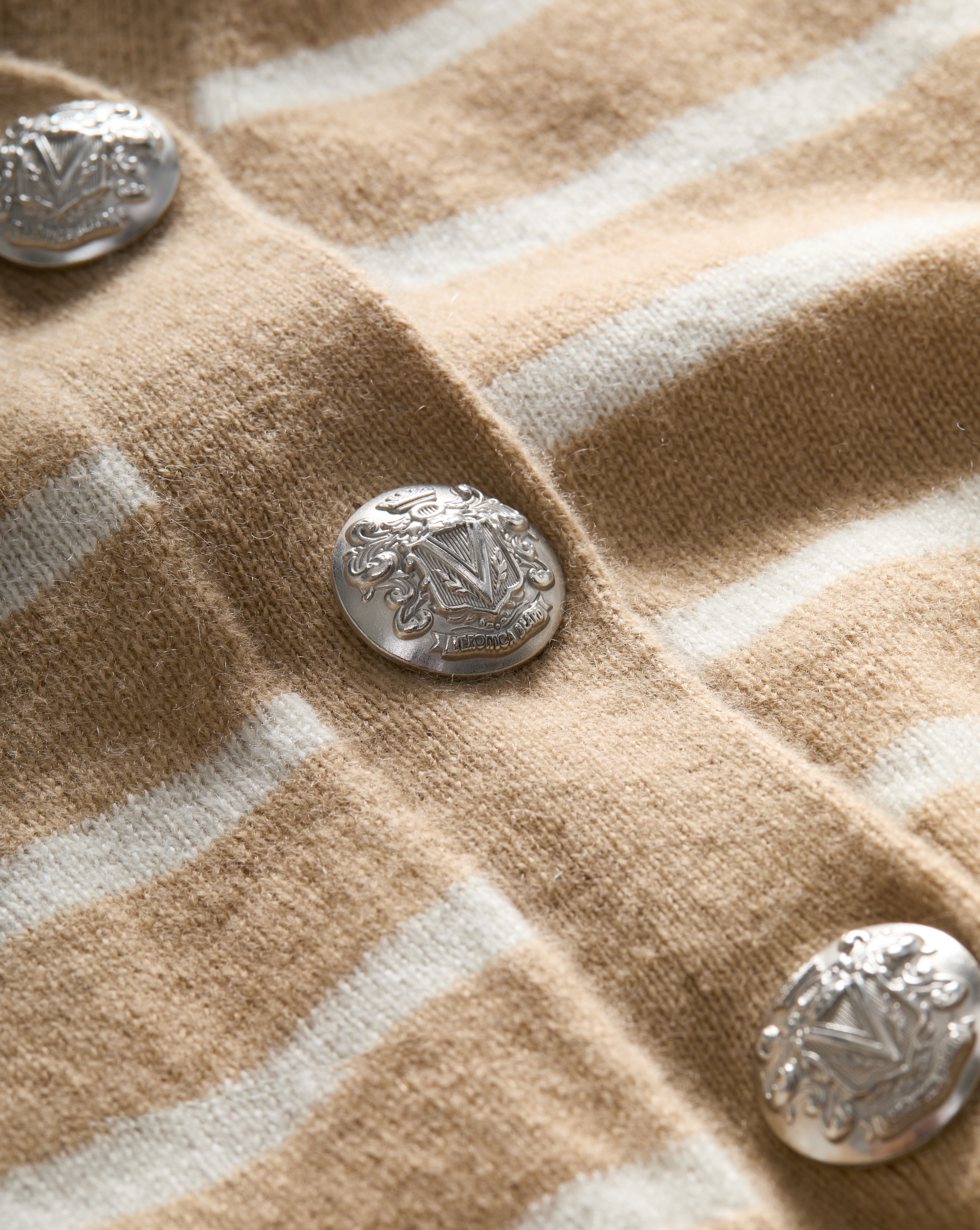 Striped Cashmere Cardigan for Women | Solene Nautical Style