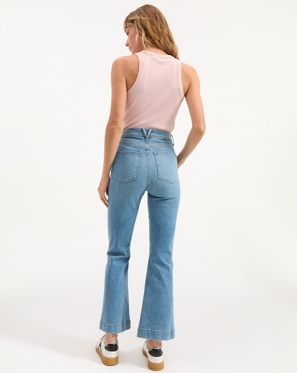Cropped Racerback Tank Top for Women | Jordyn