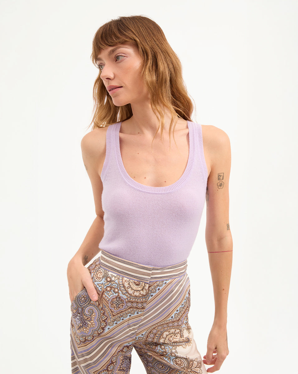 Cashmere Scoopneck Tank Top for Women | Birke