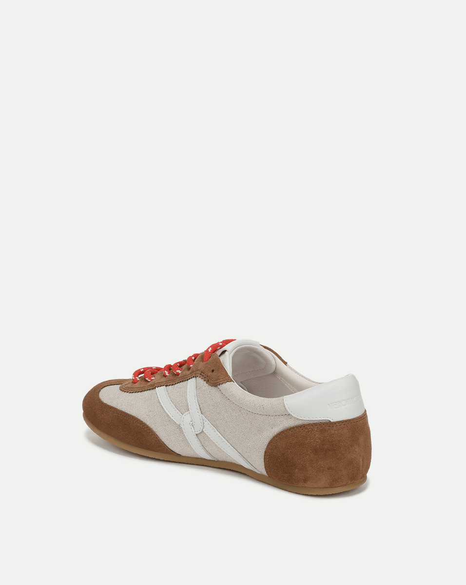 Butter Yellow Suede Sneakers with Leather Accents | Riviera