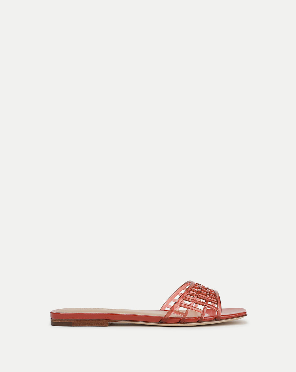 Silver Jelly Sandals with Cushioned Leather Footbed | Maris