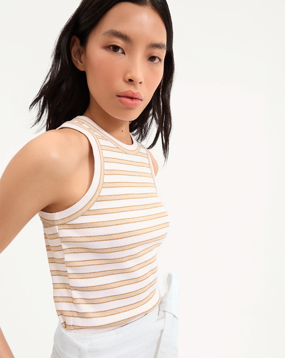 Cropped Racerback Tank Top for Women | Jordyn