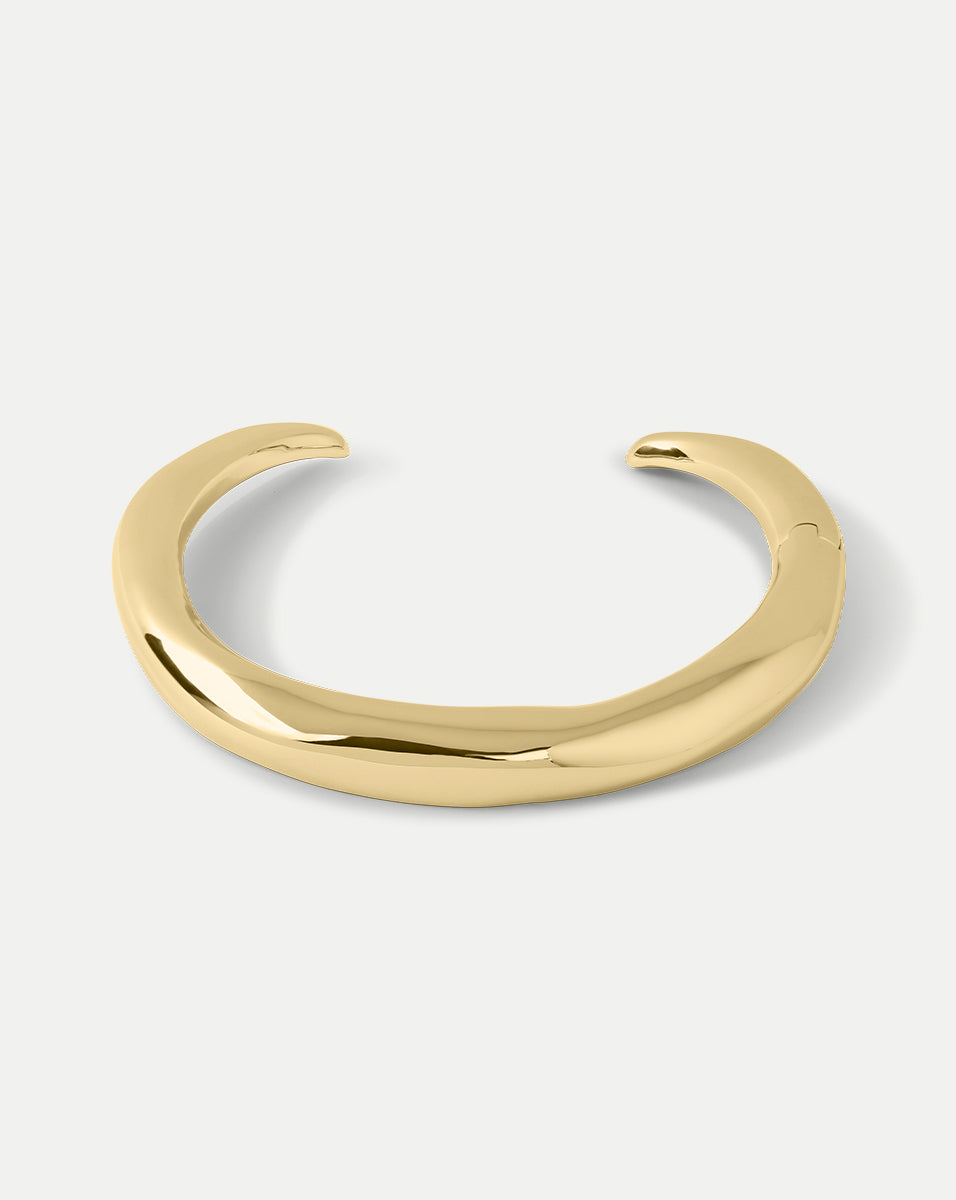 14k Gold Plated Collar Necklace | Alexis Bittar