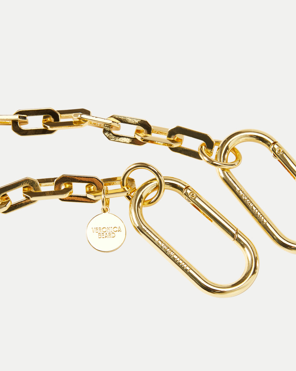 Gold-Plated Chain Bag Charm with Vintage Design | Lulu Frost