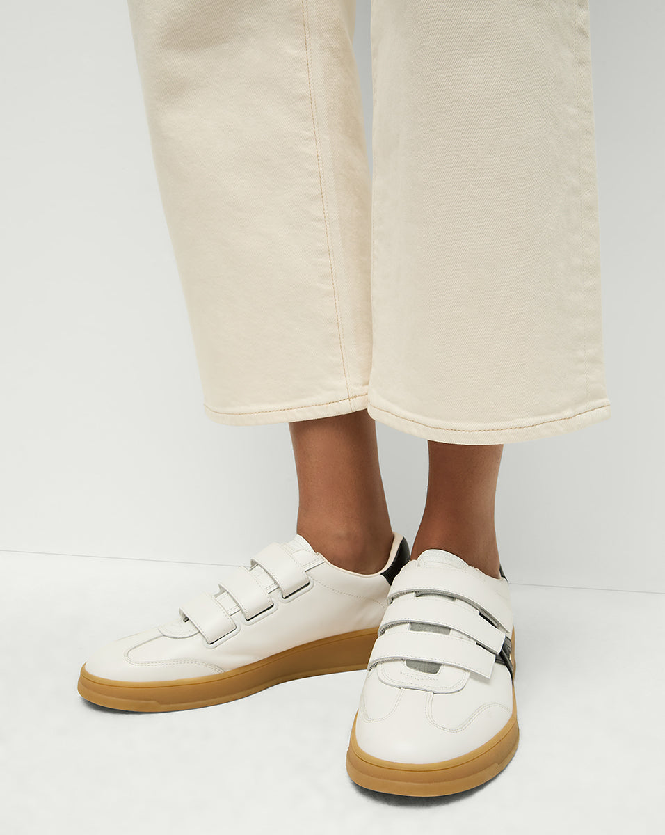 Leather Velcro Sneakers for Men | Reagan Comfort Walking Shoes