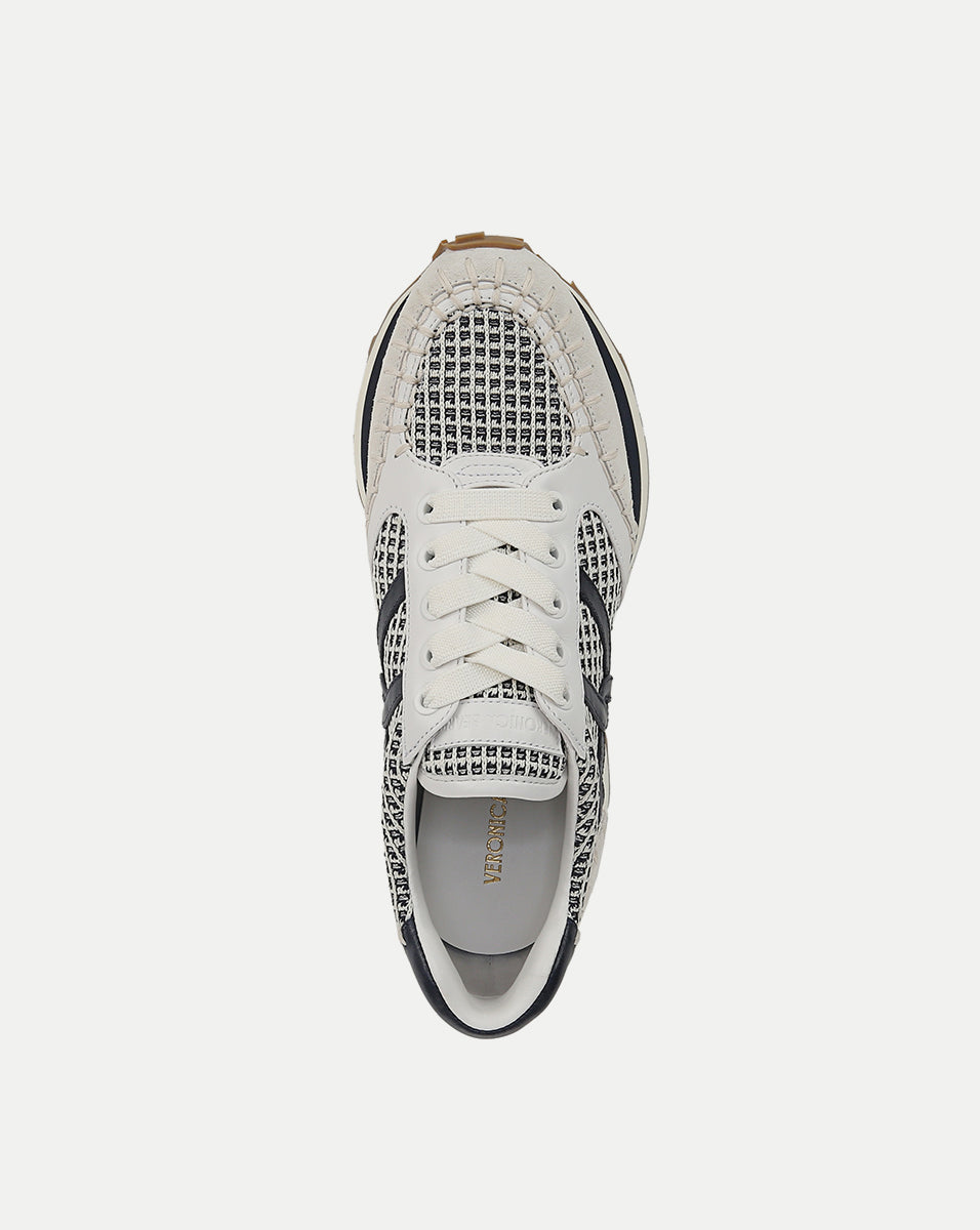 Valentina Leather Sneakers with Cushioned Midsole & Suede Details | Comfortable & Stylish