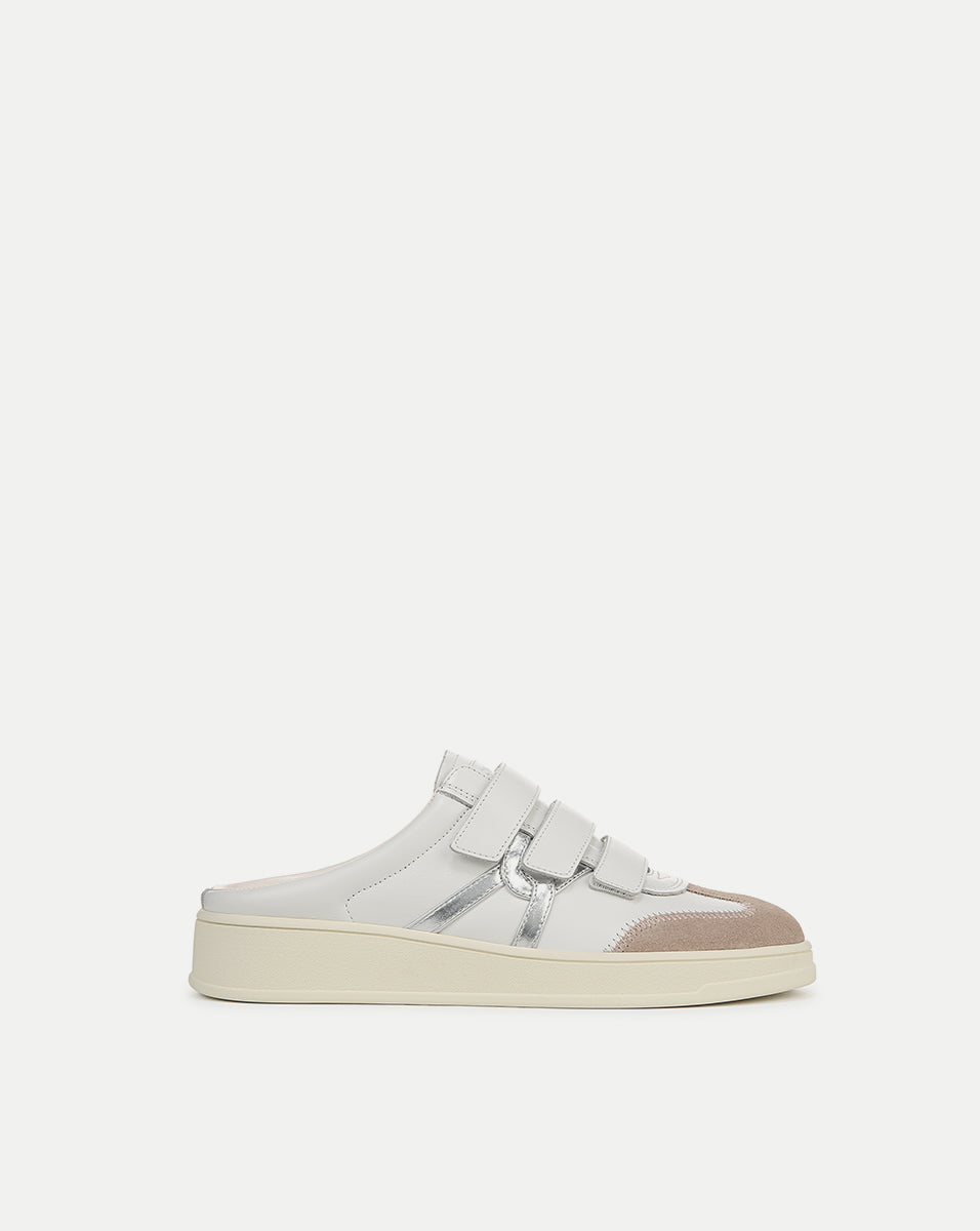 Leather Velcro Mule Slip-On for Women | Reagan