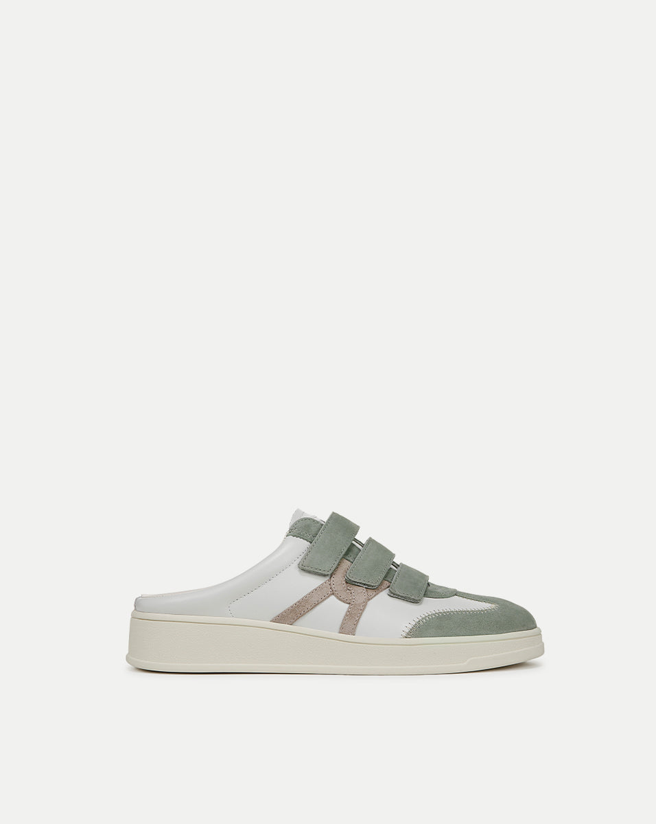 Leather Velcro Mule Slip-On for Women | Reagan