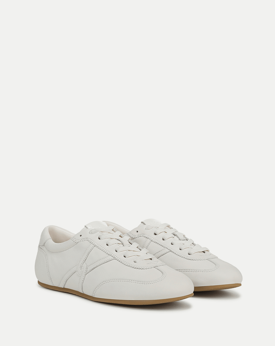 Butter Yellow Suede Sneakers with Leather Accents | Riviera