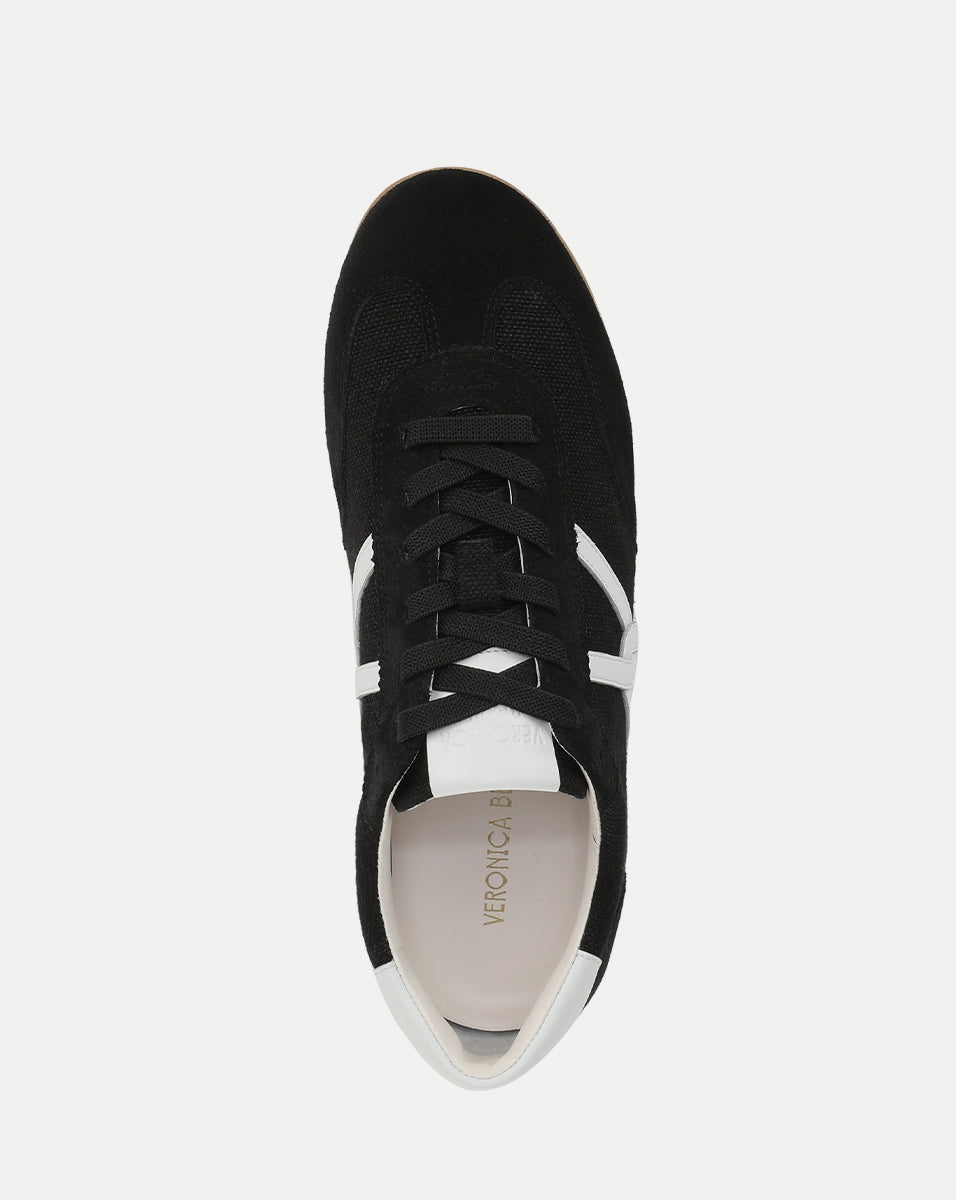 Butter Yellow Suede Sneakers with Leather Accents | Riviera