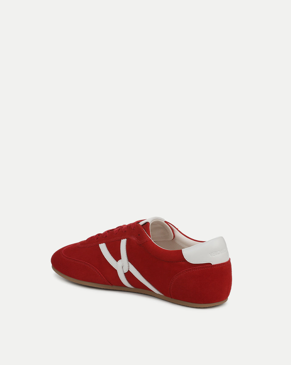 Butter Yellow Suede Sneakers with Leather Accents | Riviera
