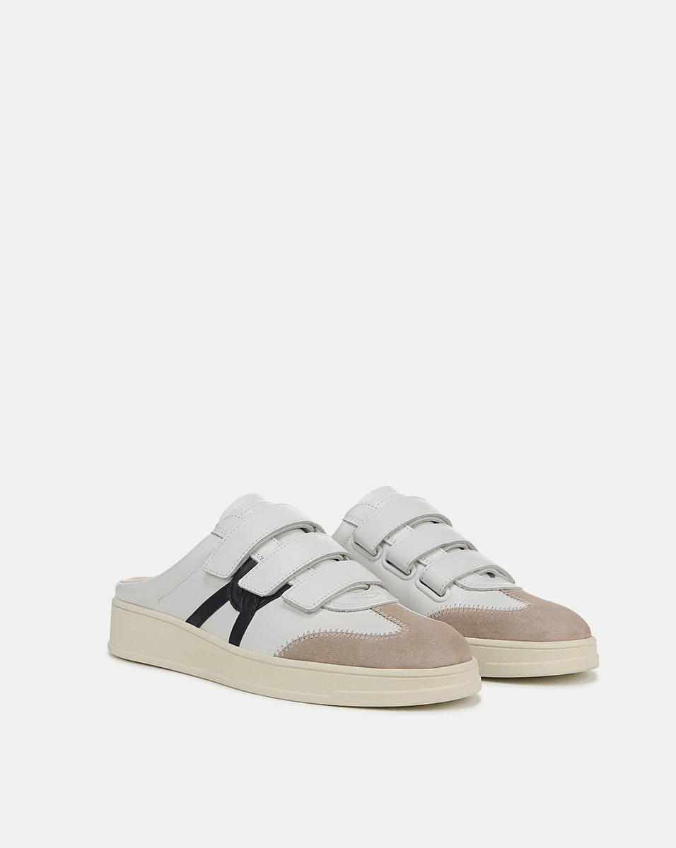 Leather Velcro Mule Slip-On for Women | Reagan
