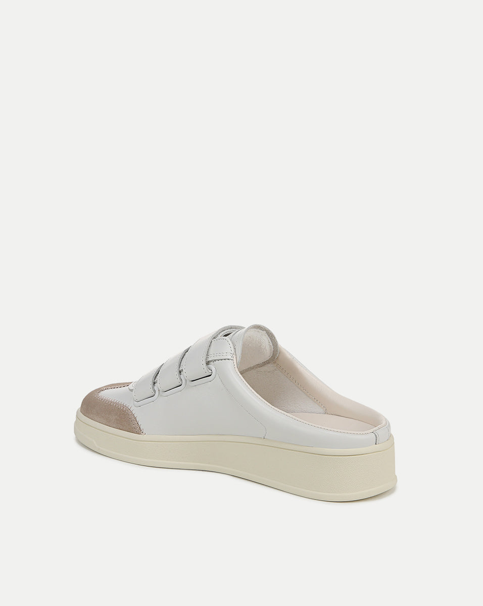 Leather Velcro Mule Slip-On for Women | Reagan