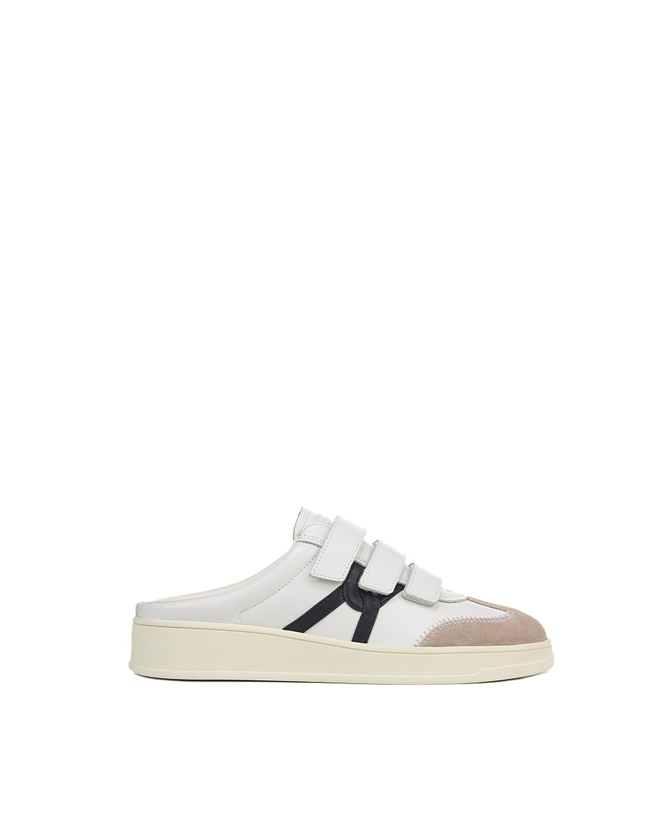 Leather Velcro Mule Slip-On for Women | Reagan