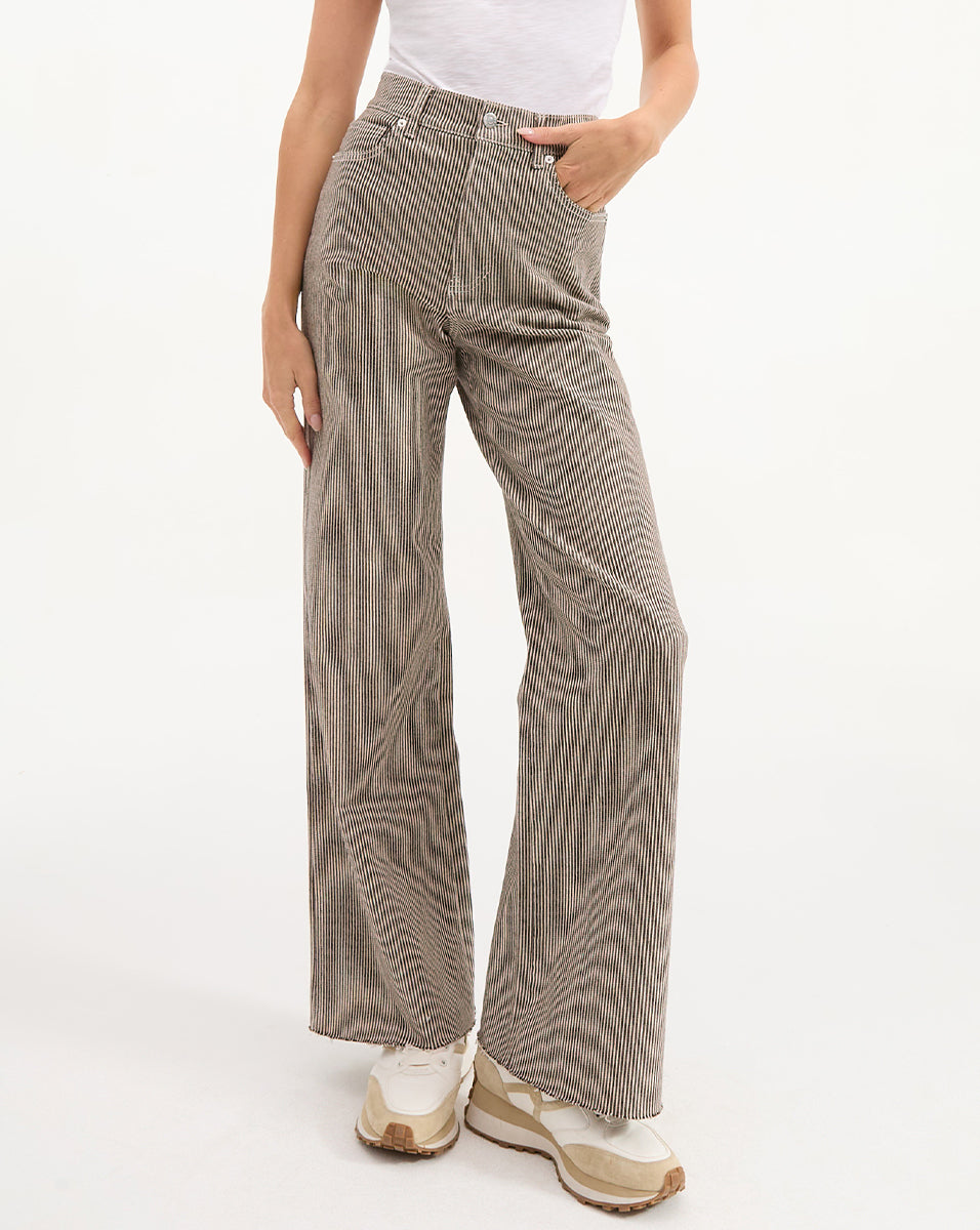 High-Rise Wide-Leg Jeans in Timeless Blue Wash | Taylor