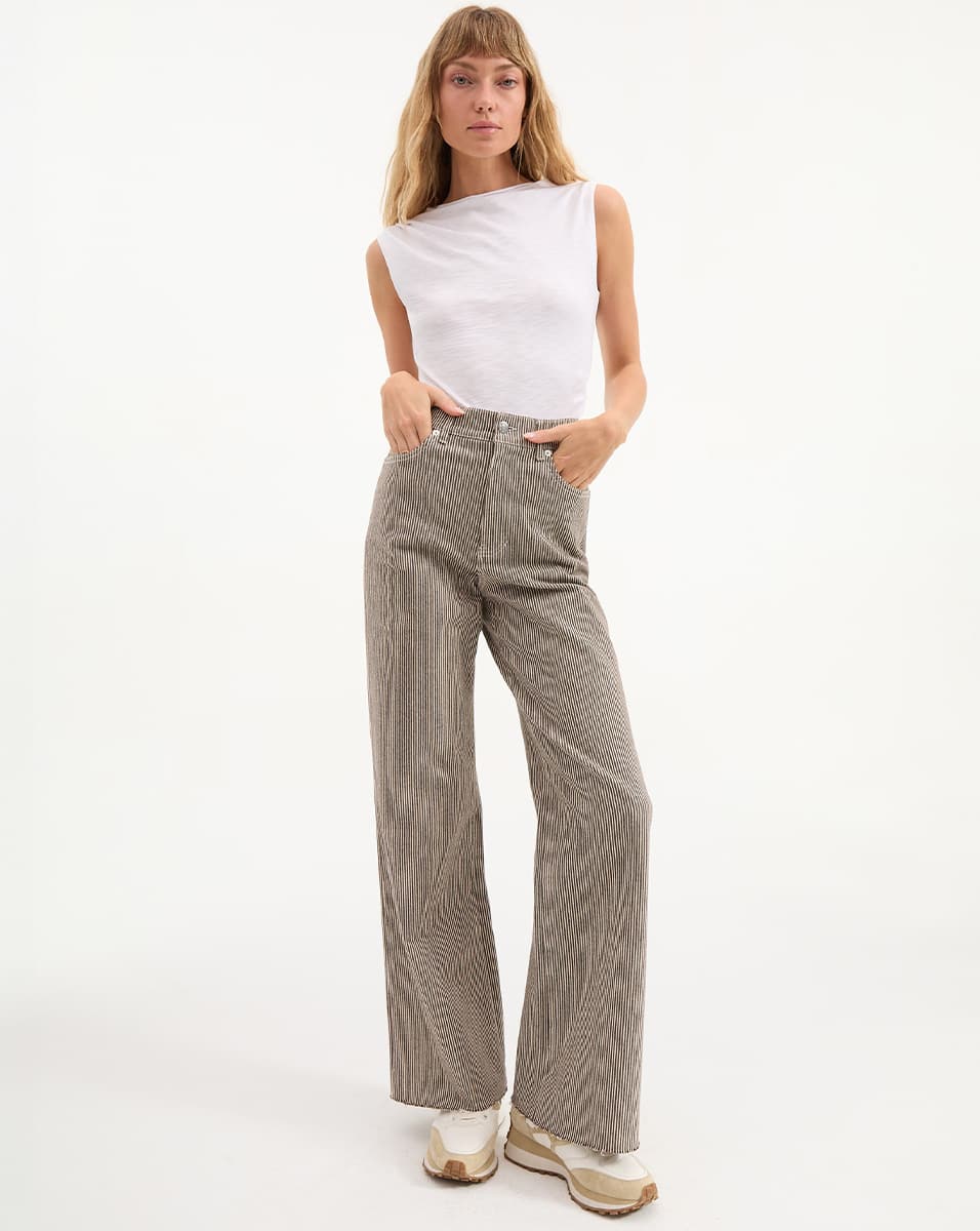 High-Rise Wide-Leg Jeans in Timeless Blue Wash | Taylor