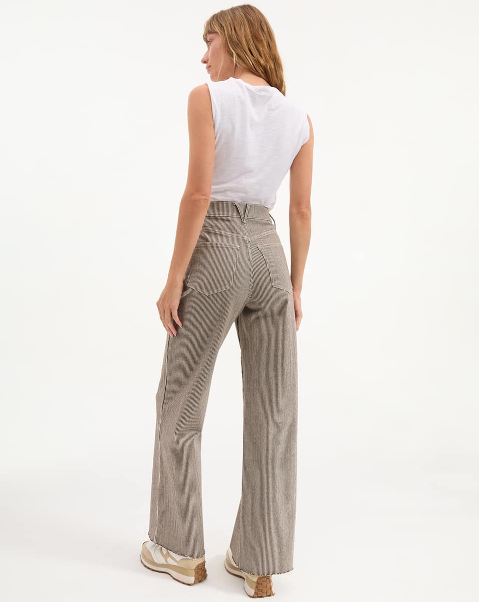 High-Rise Wide-Leg Jeans in Timeless Blue Wash | Taylor