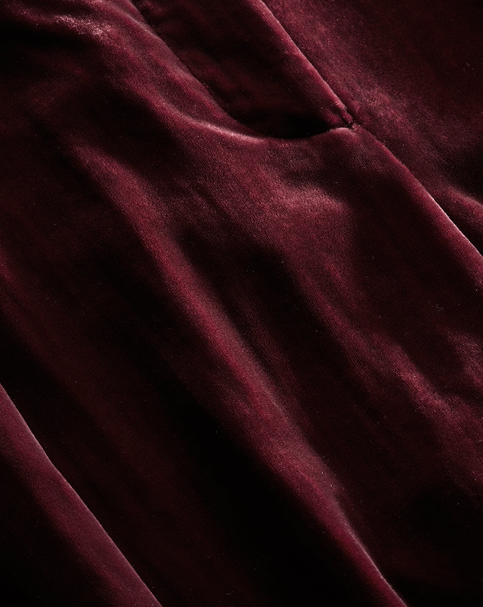 Luxury Velvet Pants for Women | High-Rise Flared Leg | Lebone