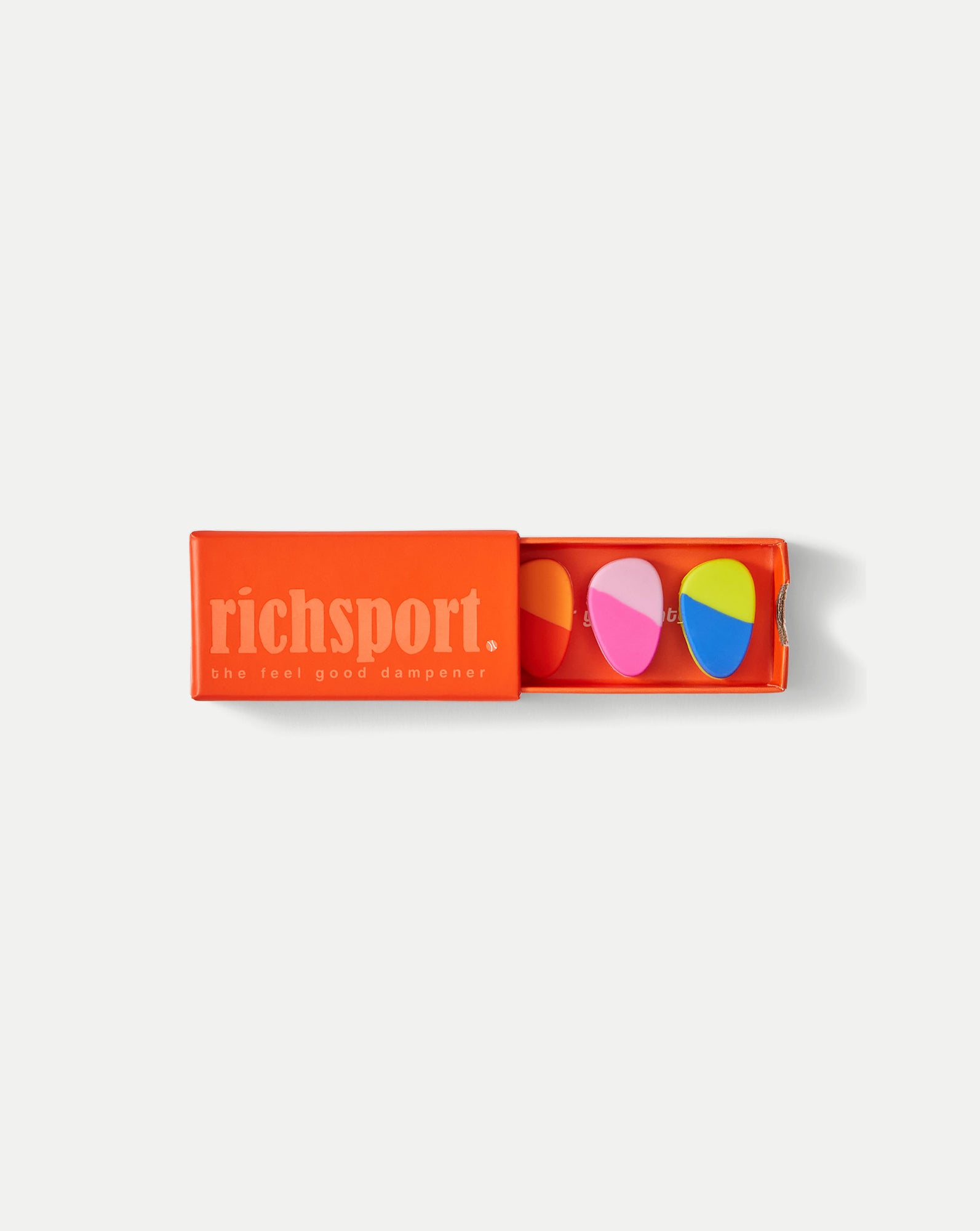 Tennis Racket Vibration Dampeners Trio | Richsport Neon Set