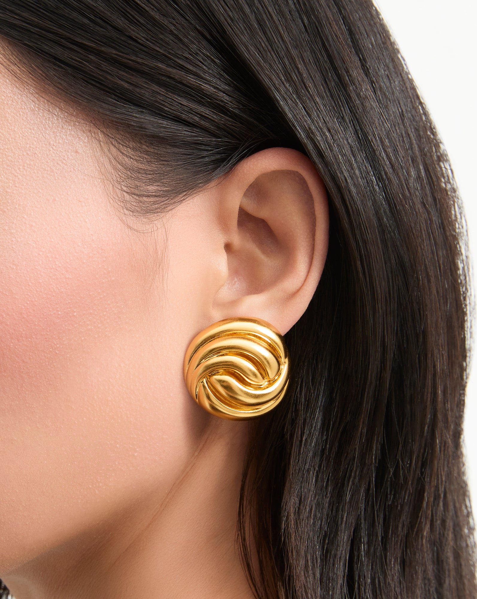 18k Gold Knot Earrings | Handcrafted Vintage Jewelry | Julietta