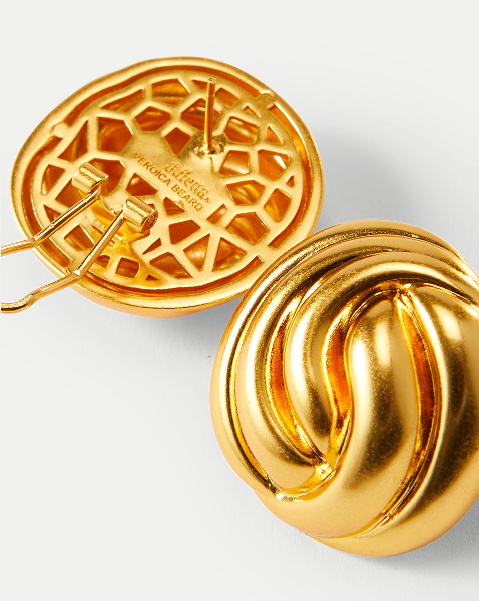 18k Gold Knot Earrings | Handcrafted Vintage Jewelry | Julietta
