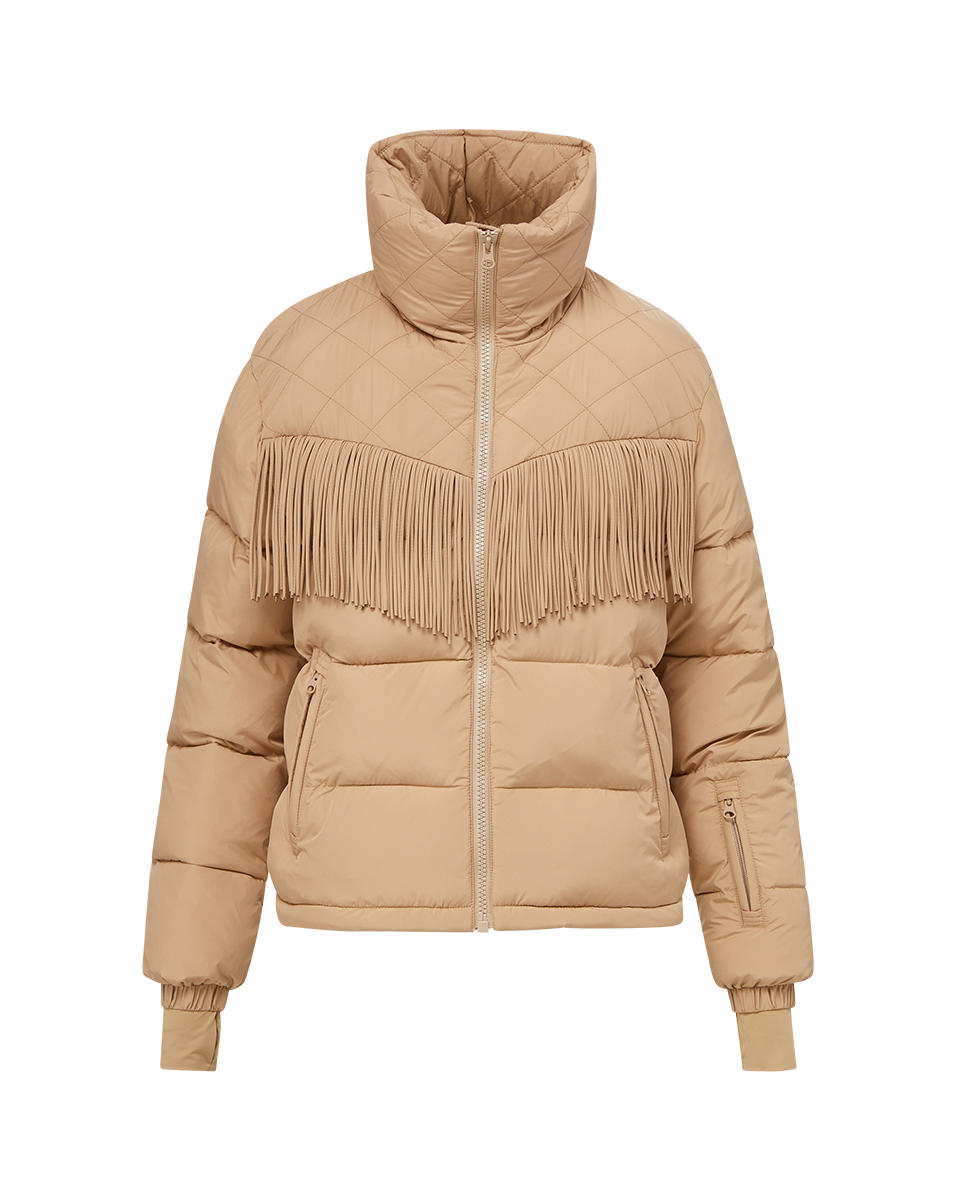Waterproof Insulated Puffer Jacket with Fringe | Fairbanks Fox