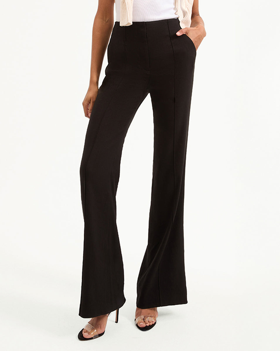 Wide-Leg Linen Pants for Women | High Waist & Stretch | Komi