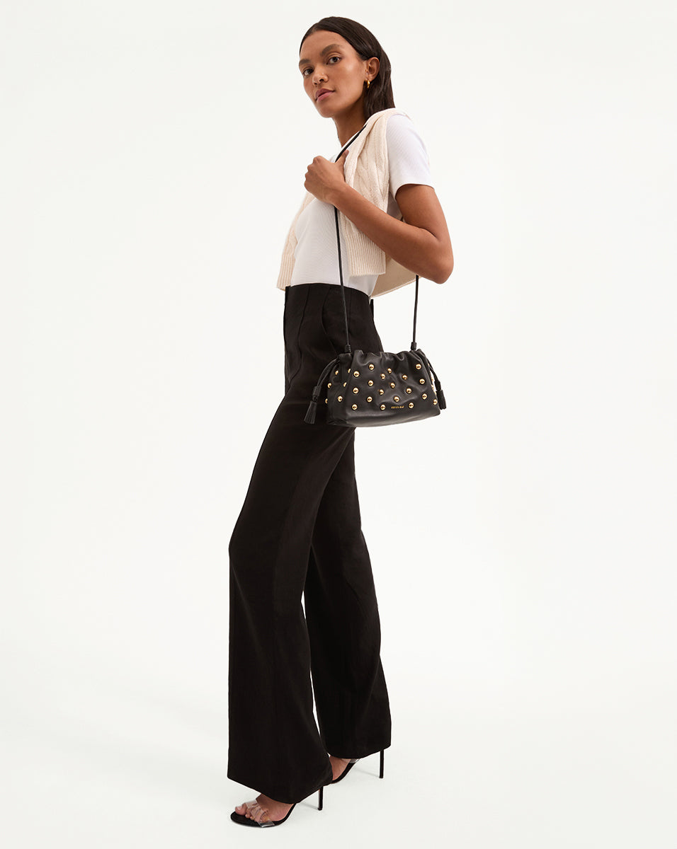 Wide-Leg Linen Pants for Women | High Waist & Stretch | Komi