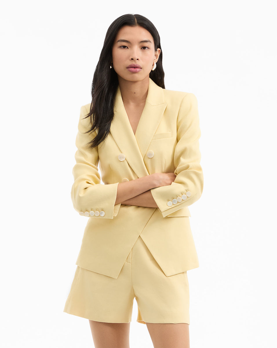 Stretch-Linen Dickey Jacket for Women | Miller Blazer
