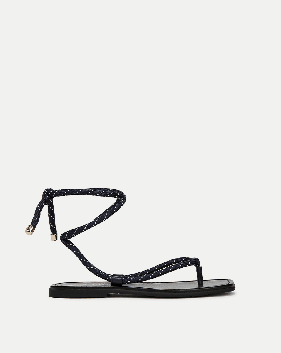Leather Cord Wrap Sandals for Women | Carmina