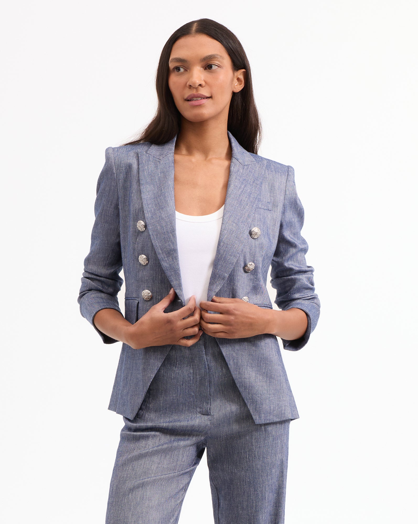Stretch-Linen Dickey Jacket for Summer | Miller Linen USA Made
