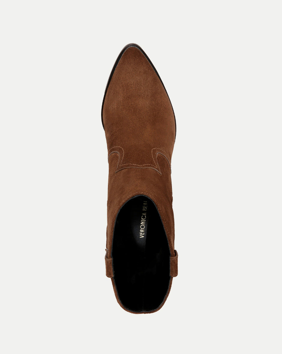 Suede Western Booties with 3" Heel for Women | Cody