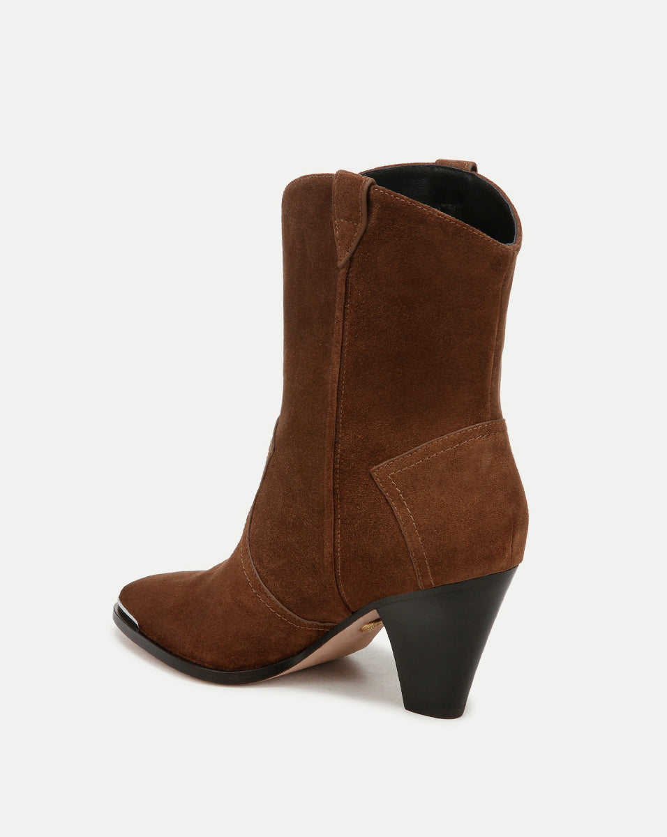 Suede Western Booties with 3" Heel for Women | Cody